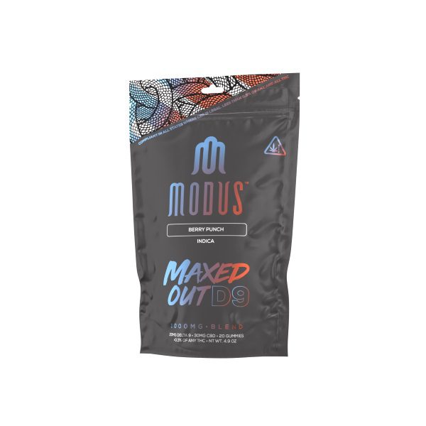 Maxxed Out Delta 9 Gummies 1000MG - Berry Punch Flavor