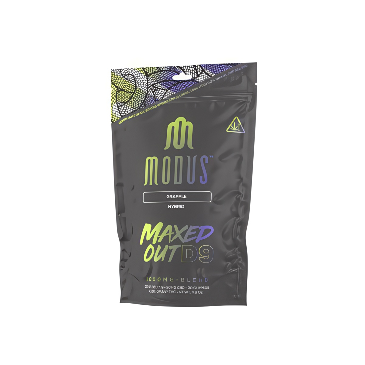 Maxxed Out Delta 9 Gummies 1000MG - Grapple Flavor