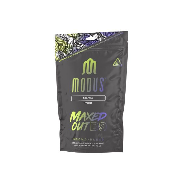 Maxxed Out Delta 9 Gummies 1000MG - Grapple Flavor