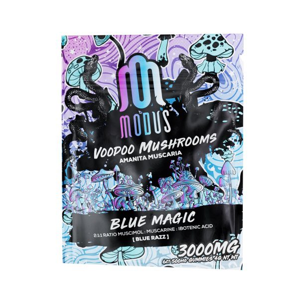 Modus Voodoo Mushroom Gummies 3000mg - Blue magic