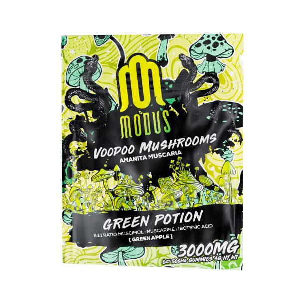Modus Voodoo Mushroom Gummies 3000mg - Green Potion