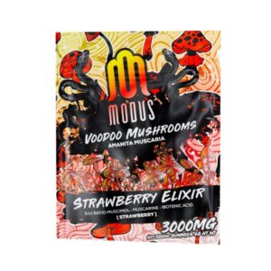 Modus Voodoo Mushroom Gummies 3000mg - Strawberry Elixer