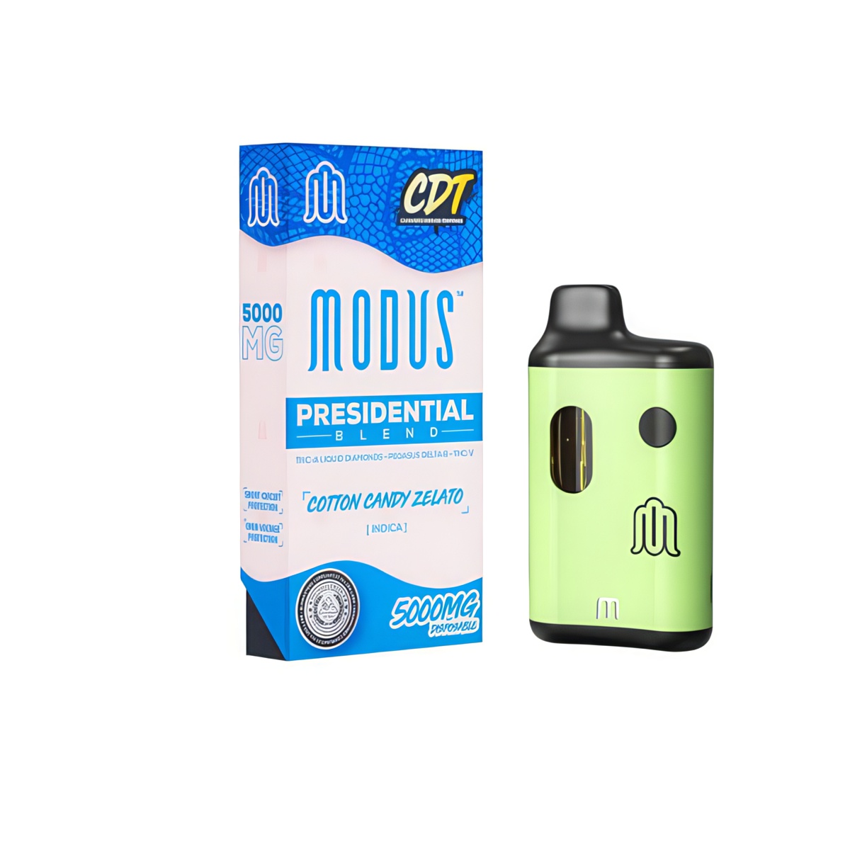 Modus Presidential Blend Disposable 5 Grams - Cotton Candy Zelato