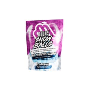 Modus Snow Balls THC-A Diamonds Flower 3.5g - Pink Matcha slush Flavor