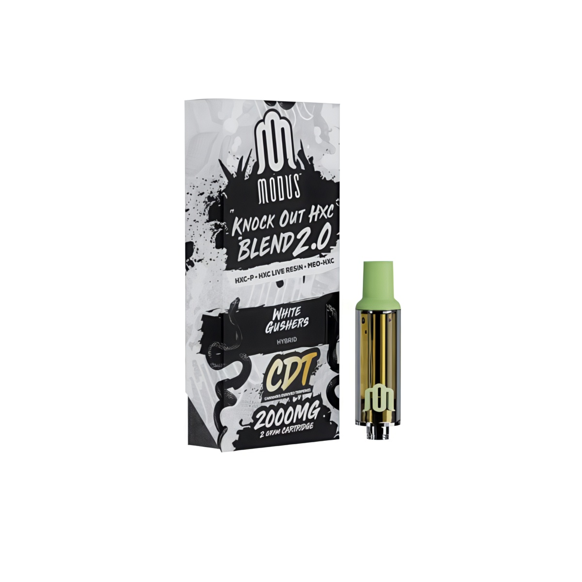 Modus Knockout Blend HXC Live Resin Cartridge 2000mg - White Gushers (Hybrid)