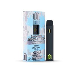 Iced Out Blend Slim Disposable Vape Pen 2000mg - White roll ups