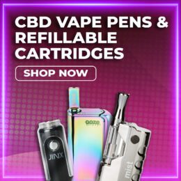 CBD vape pens & refillable cartridges