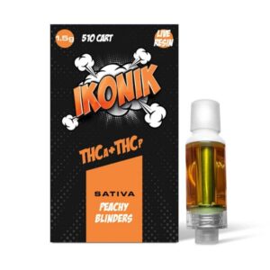 IKONIK 1.5G THCp + THCa 510 Vape Cart - Peachy Binders