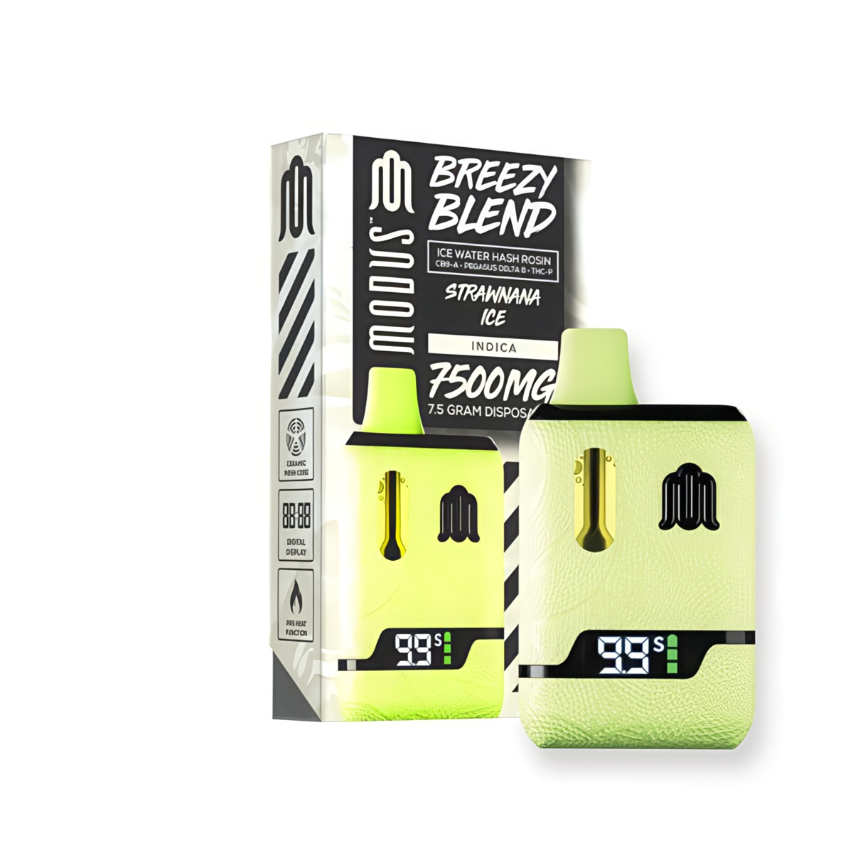 Breezy Blend Disposable 7.5g - Strawnana Ice (Indica)