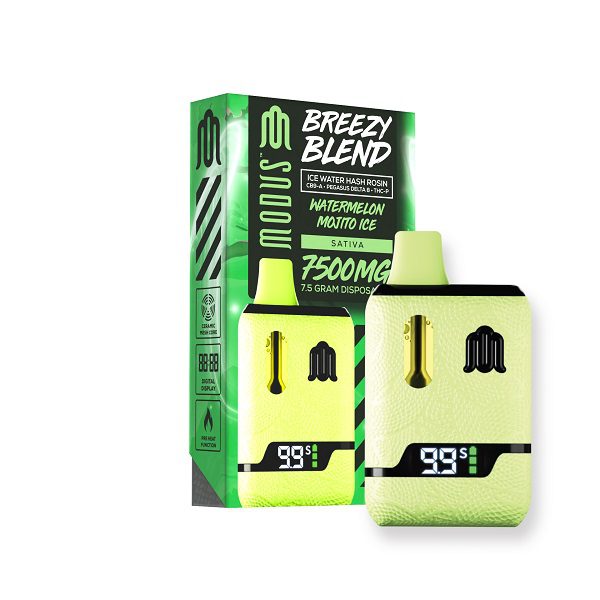 Breezy Blend Disposable 7.5g - Watermelon Mojito Ice (Sativa)