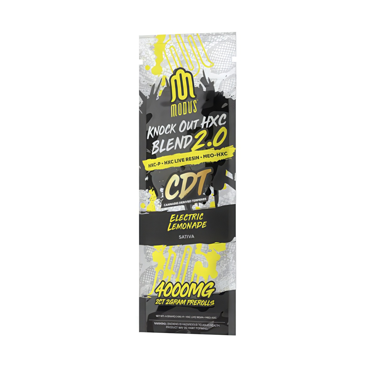 Modus Knockout HXC Blend Prerolls 2ct 2gram - Electric Lemonade