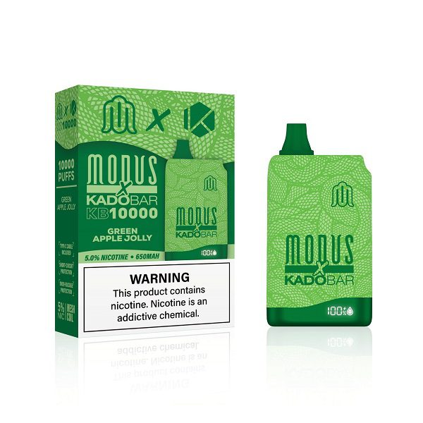 Modus x Kado Bar KB10000 Puffs Disposable - Green Apple Jolly Flavor