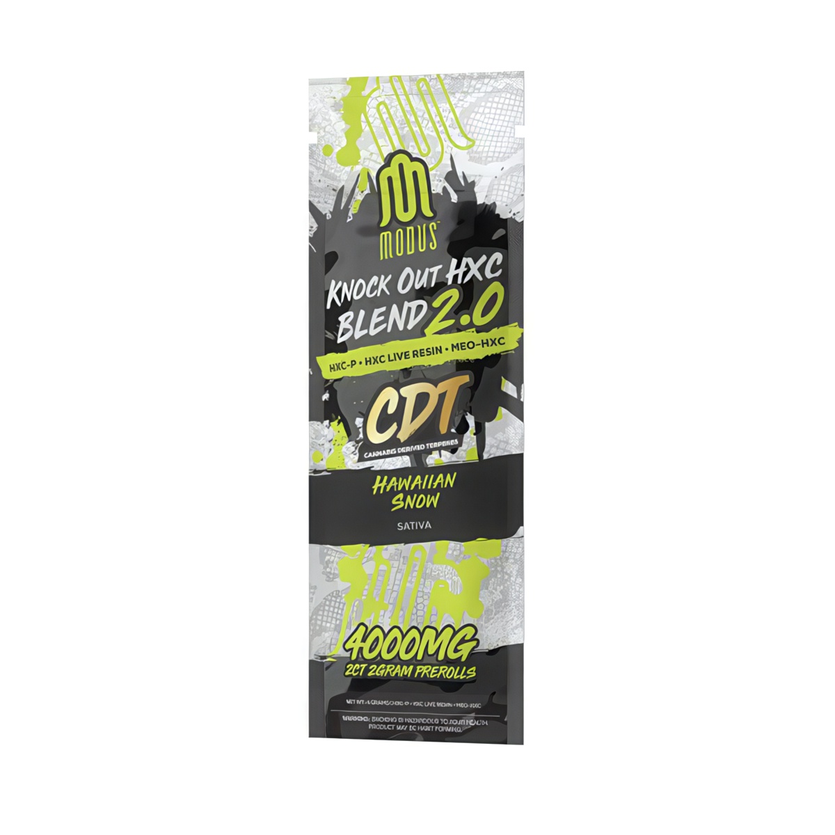 Modus Knockout HXC Blend Prerolls 2ct 2gram - Hawaiian Snow