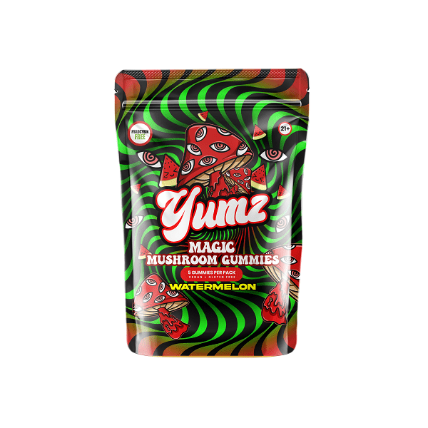 Yumz Lab Magic Mushroom Gummies Watermelon 5 count