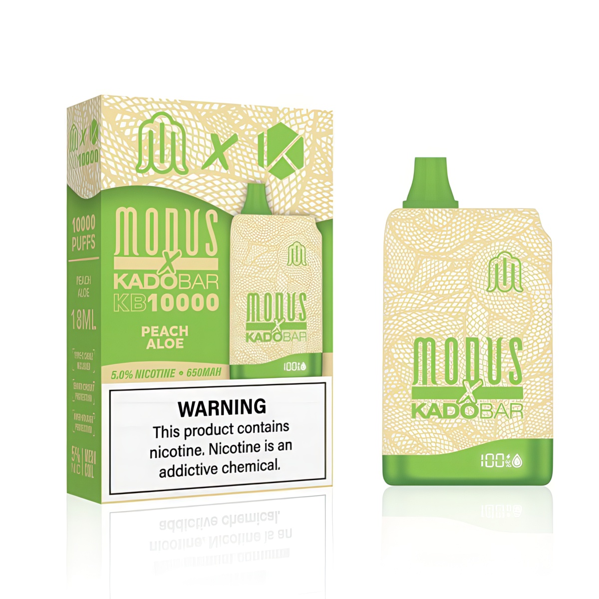 Modus x Kado Bar KB10000 Puffs Disposable - Peach Aloe Flavor