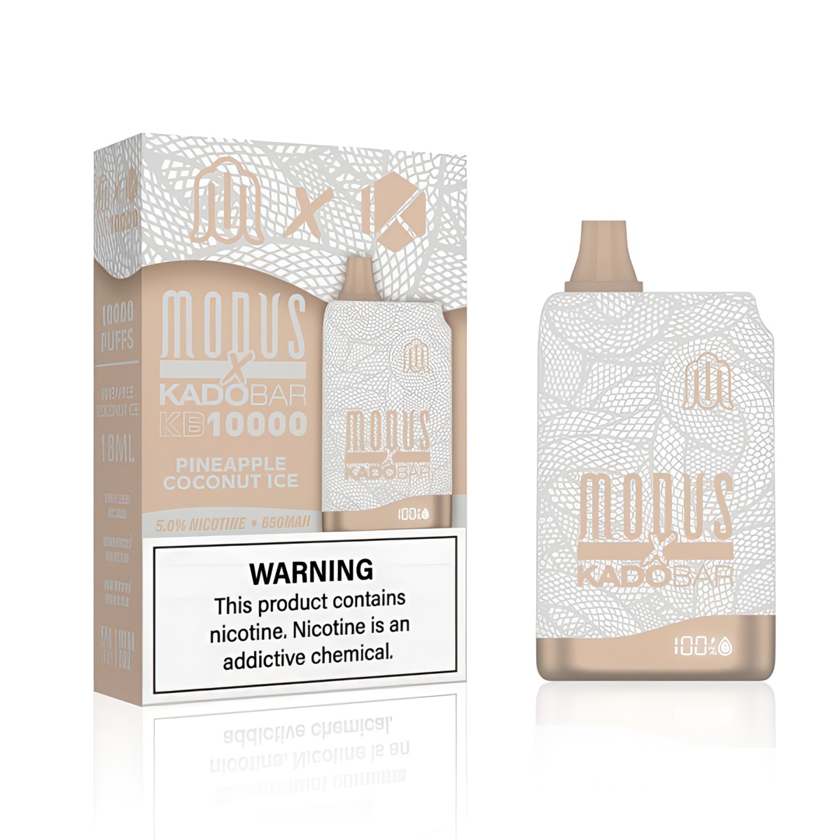 Modus x Kado Bar KB10000 Puffs Disposable - Pineapple Coconut Ice Flavor