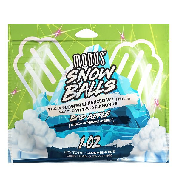 Modus Snow Balls Flower 1oz - Bad Apple (Indica Dominant Hybrid)