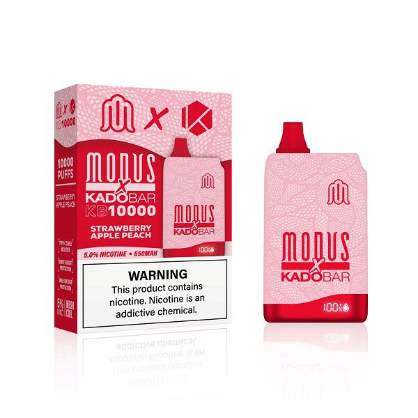 Modus x Kado Bar KB10000 Puffs Disposable - Strawberry Apple Peach Flavor