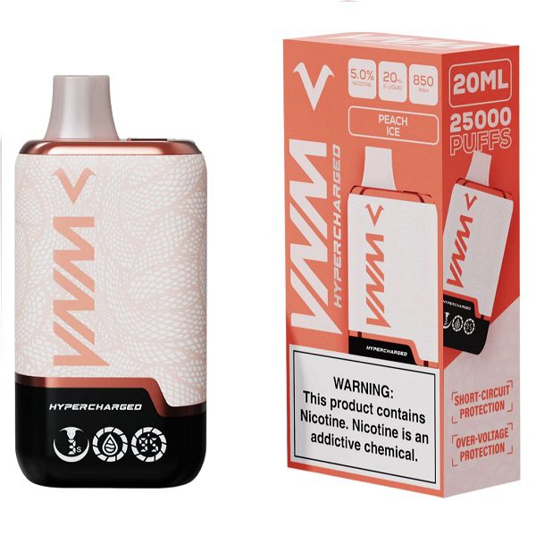 VNM VM25000 Disposable - Peach Ice Flavor