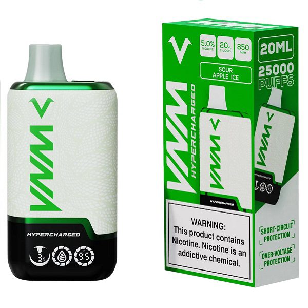 VNM VM25000 Disposable - Sour Apple Ice Flavor