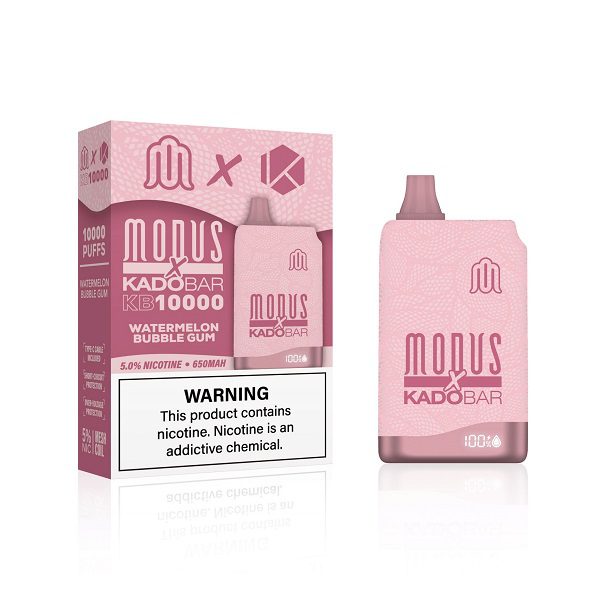 Modus x Kado Bar KB10000 Puffs Disposable - Strawberry Watermelon Bubble Gum Flavor