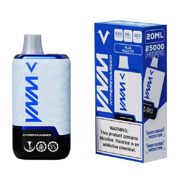 VNM VM25000 Disposable - Blue Razz Ice Flavor