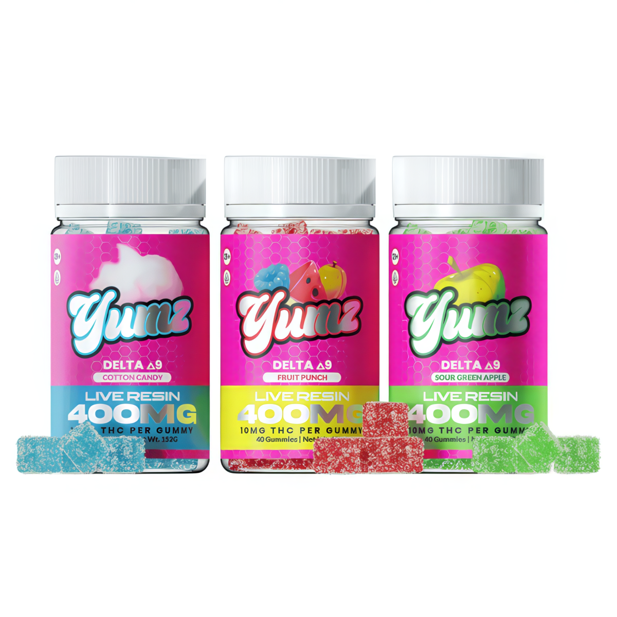 Yumz Delta 9 THC Gummies 400mg