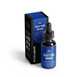 Hempzilla Full-Spectrum Nighttime CBD Tincture 1500mg or 3000mg