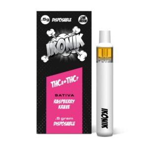 IKONIK THCp + THCa Vape Pen Half Gram - Raspberry Krave