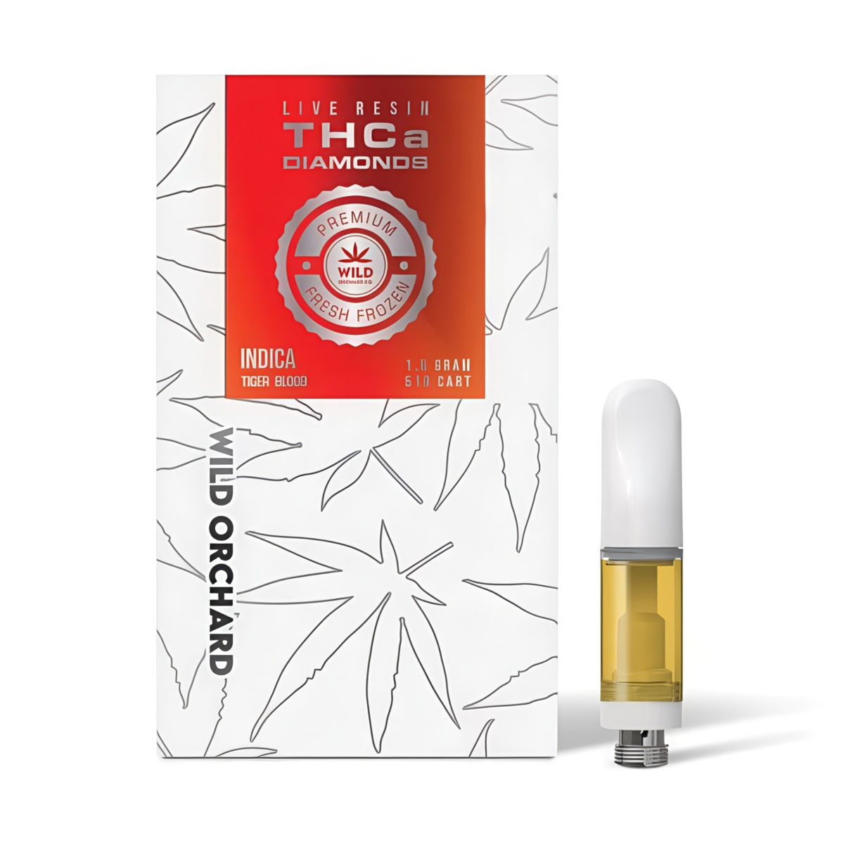 Wild Orchard Live Resin THCa Diamond 1.5G 510 Cart - Tiger Blood