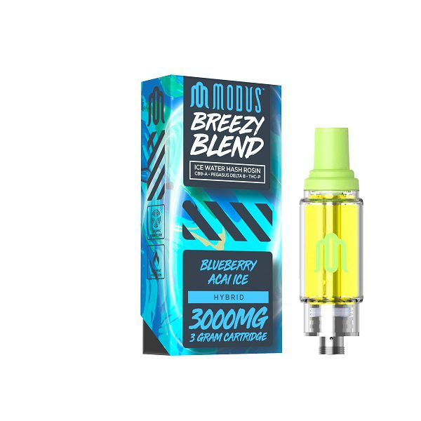 Modus Breezy Blend Cartridges 3000mg - Blueberry Acai Ice