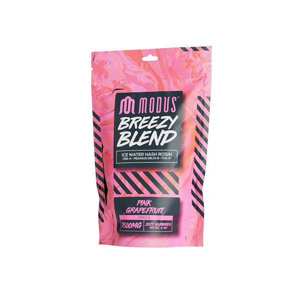 Modus Breezy Blend Gummies 7500mg - 20ct - Pink Grapefruit