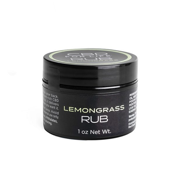 CBD for Life CBD Rub 1oz - Lemon