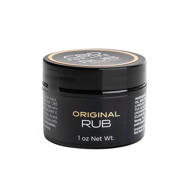 CBD for Life CBD Rub 1oz - Original