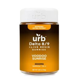 URB Delta 8 Delta 9 Gummies 3500mg - Voodoo