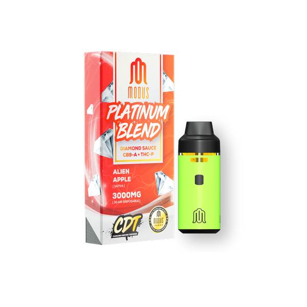 Modus Platinum Blend Disposable Vape 3 Grams - Alien Apple (Sativa)