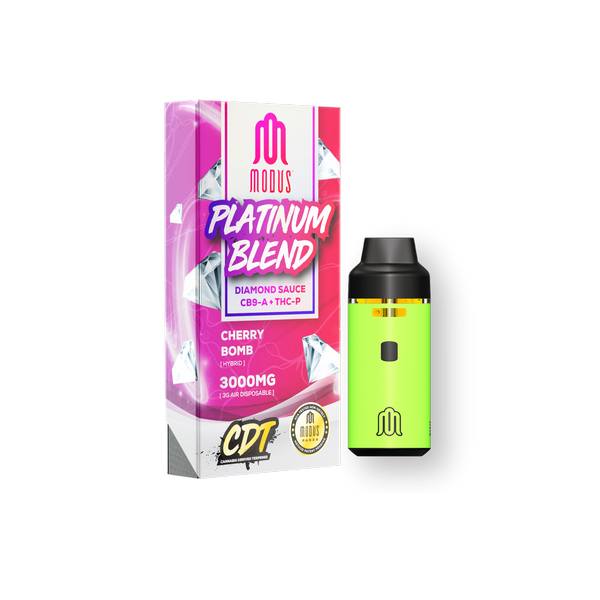 Modus Platinum Blend Disposable Vape 3 Grams - Cherry Bomb (Hybrid)