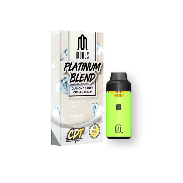 Modus Platinum Blend Disposable Vape 3 Grams - Off White Runtz ( Hybrid)