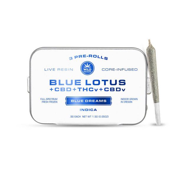 Blue Lotus CBD THCv Pre-Rolls - Blue Dreams