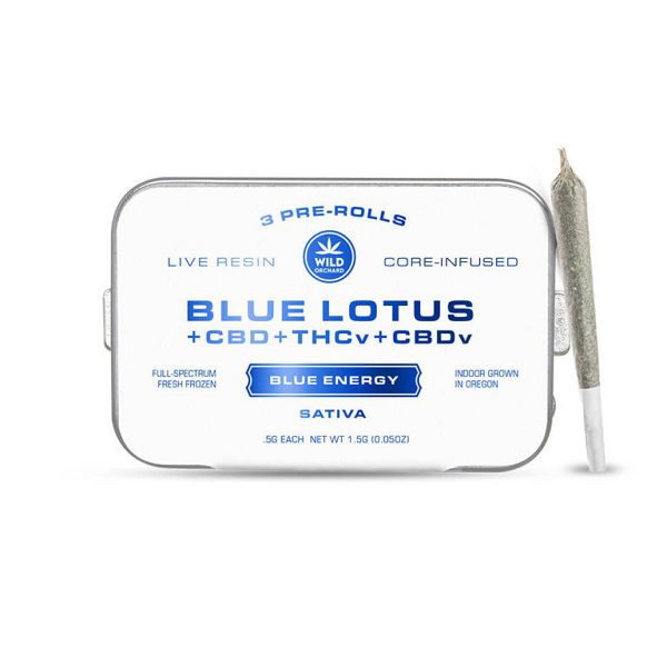 Blue Lotus CBD THCv Pre-Rolls - Blue Energy