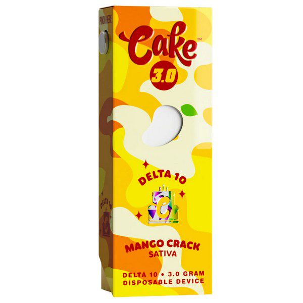 Cake Delta 10 Disposable 3G - Mango Crack (Sativa)