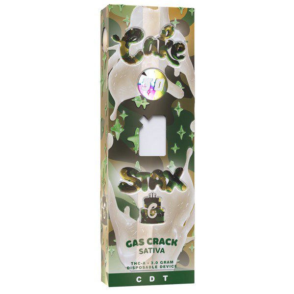 Cake Stax THC-A Disposable 3 Grams - Gas Crack (Sativa)