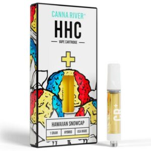 Canna River HHC Cartridge 1G: Hawaiian Snowcap (Hybrid)