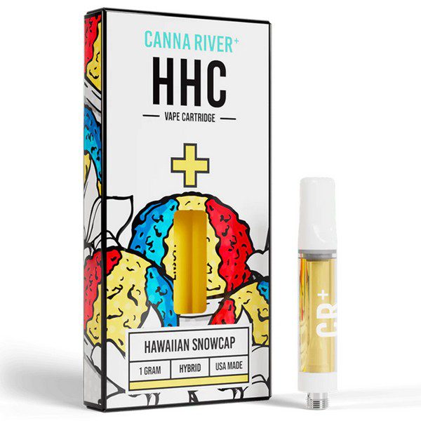 Canna River HHC Cartridge 1G: Hawaiian Snowcap (Hybrid)