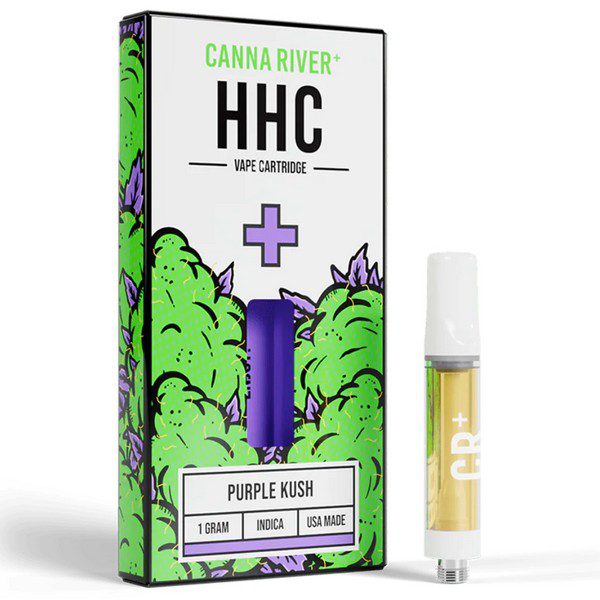 Canna River HHC Cartridge 1G: Purple Kush (Indica)