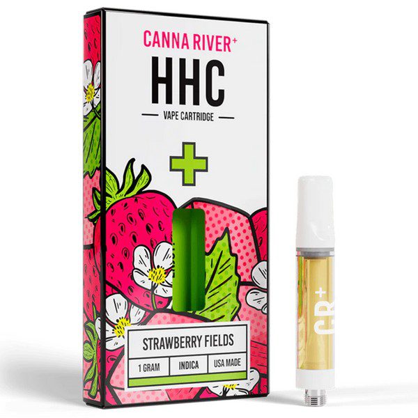 Canna River HHC Cartridge 1G: Strawberry Fields (Indica)