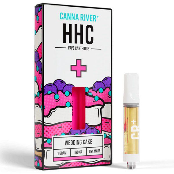 Canna River HHC Cartridge 1G: Wedding Cake (Indica)