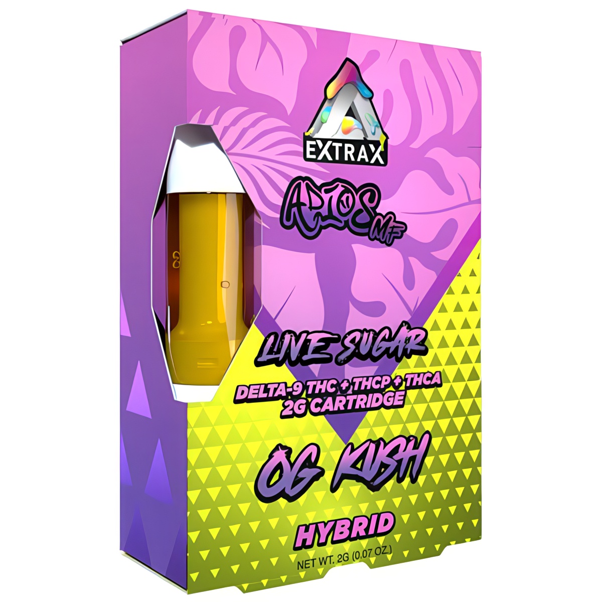 Delta Extrax Adios MF Cartridge 2G: OG Kush (Hybrid)