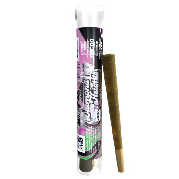 Delta Extrax Diamond Heights Prerolls 2.6G | 2ct: Watermelon Kush (Indica)