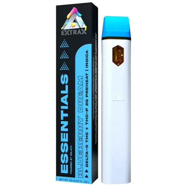 Delta Extrax Essentials Rechargeable Disposable Pens 2G: Blueberry Dream (Indica)